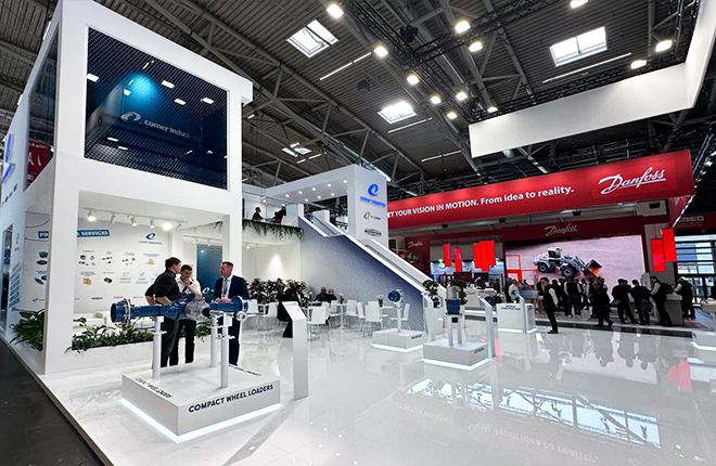 stand fieristico Comer BAUMA Monaco di Baviera