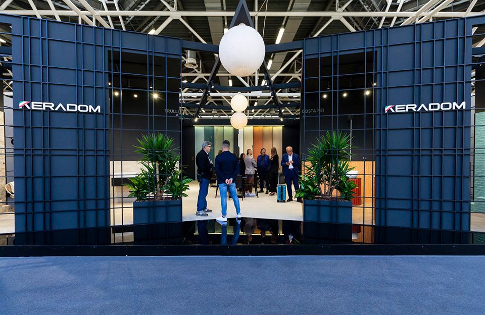 stand fieristico realizzato per Keradom al Cersaie, Bologna
