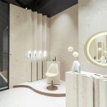 Allestimento interni showroom Emilceramica in Italia